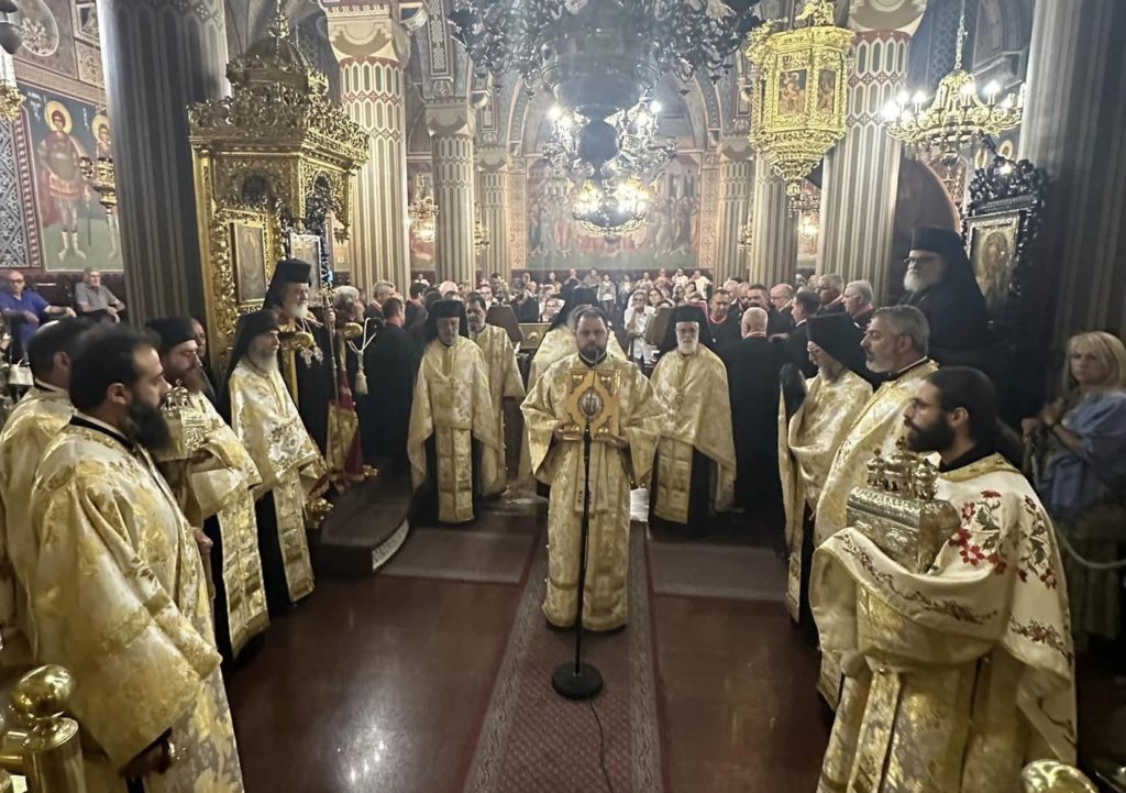 Η εορτή της Κοιμήσεως της Θεοτόκου στην Ιερά Βασιλική και Σταυροπηγιακή Μονή Κύκκου