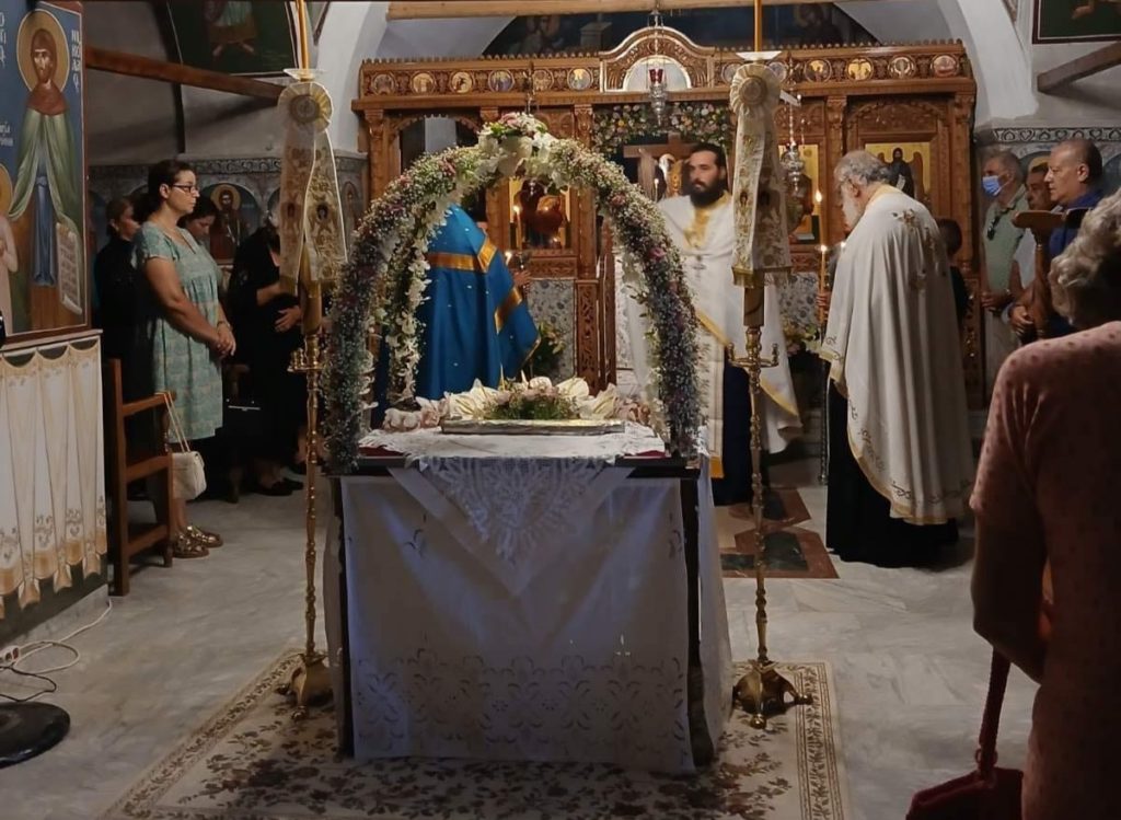 Η εορτή της Κοιμήσεως στην Μητρόπολη Ύδρας