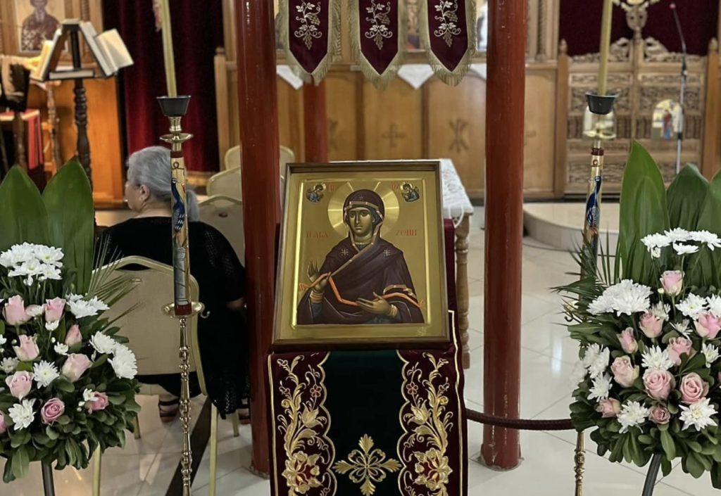 Εορτή καταθέσεως Αγίας Ζώνης στη Μενεμένη Θεσσαλονίκης