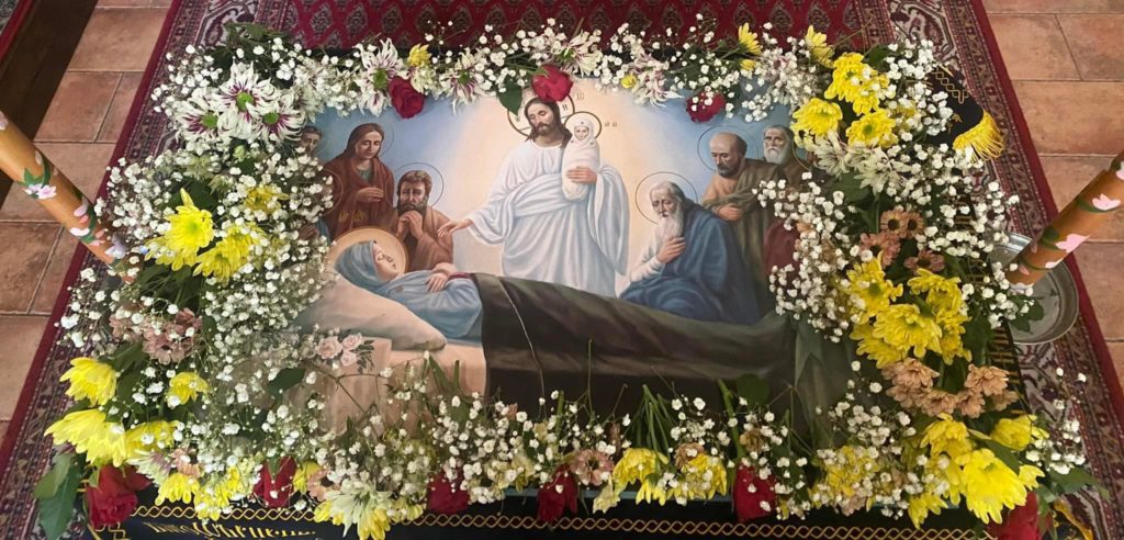 Η εορτή της Κοιμήσεως της Θεοτόκου στην Ενορία Παβίας