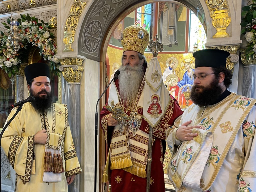 Μητροπολίτης Πειραιώς: Ο Άγιος Φανούριος σήμερα έρχεται να μας διδάξει με τη ζωή του και τα μαρτύριά του, ‘’τον αγώνα τον καλόν’’