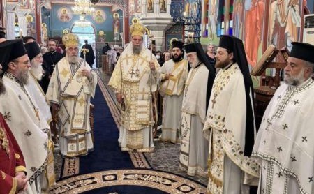 Δισαρχιερατική Θεία Λειτουργία για την Αποτομή της Τιμίας Κεφαλής του Αγίου Ιωάννου Προδρόμου στη Νέα Φιλαδέλφεια