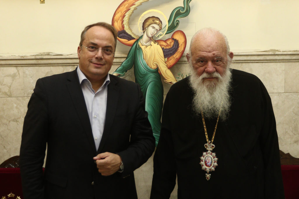 Ο Δήμαρχος Βάρης, Βούλας, Βουλιαγμένης επισκέφθηκε τον Αρχιεπίσκοπο Αθηνών