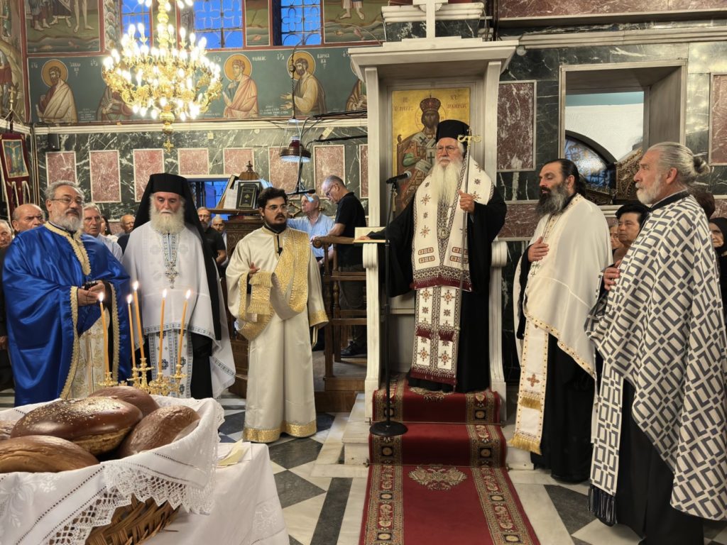 Μνήμη Αποτομής της Κεφαλής του Τιμίου Προδρόμου στη Μητρόπολη Θηβών