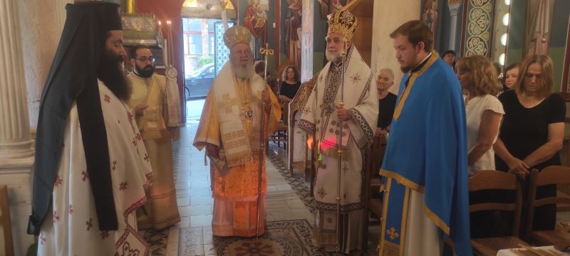 Αρχιερατικό συλλείτουργο και εγκατάσταση νέου εφημερίου στην ενορία Καμαρίτσας