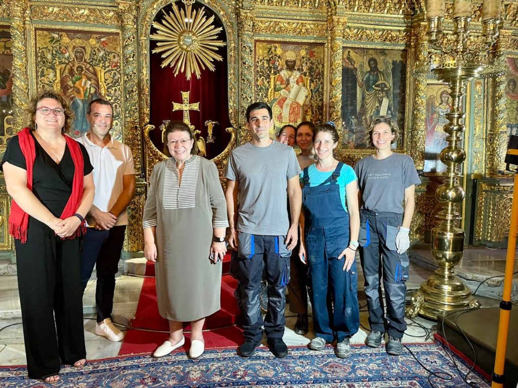 Greek Minister of Culture reviews conservation work at the Patriarchal Church of Saint George, Phanar