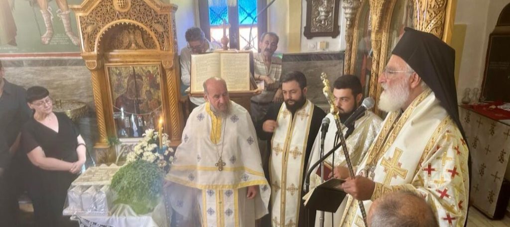 Θεία Λειτουργία και τεσσαρακονθήμερο μνημόσυνο στον μακαριστό π. Αλέξανδρο Παναγιωτάκη