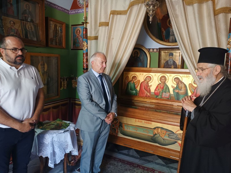 Ο υφυπουργός Ναυτιλίας και Νησιωτικής Πολιτικής επισκέφθηκε τον Μητροπολίτη Λέρου