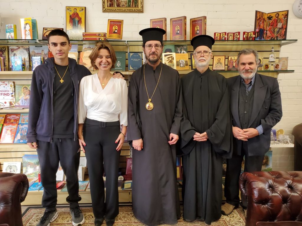 Επίσκεψη της νέας Γενικής Προξένου της Ελλάδος στον Επίσκοπο Αδελαΐδος Σιλουανό