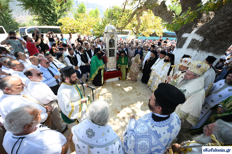 Με λαμπρότητα εορτάστηκε η κοίμηση του Αγίου Γερασίμου στην Κεφαλονιά