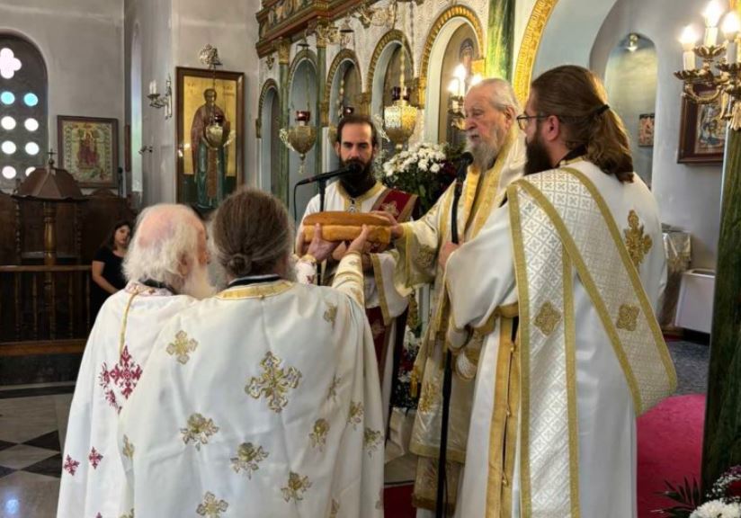 Η εορτή της Αποτομής της Τιμίας Κεφαλής του Τιμίου Προδρόμου στην Μητροπολη Καρυστίας και Σκύρου