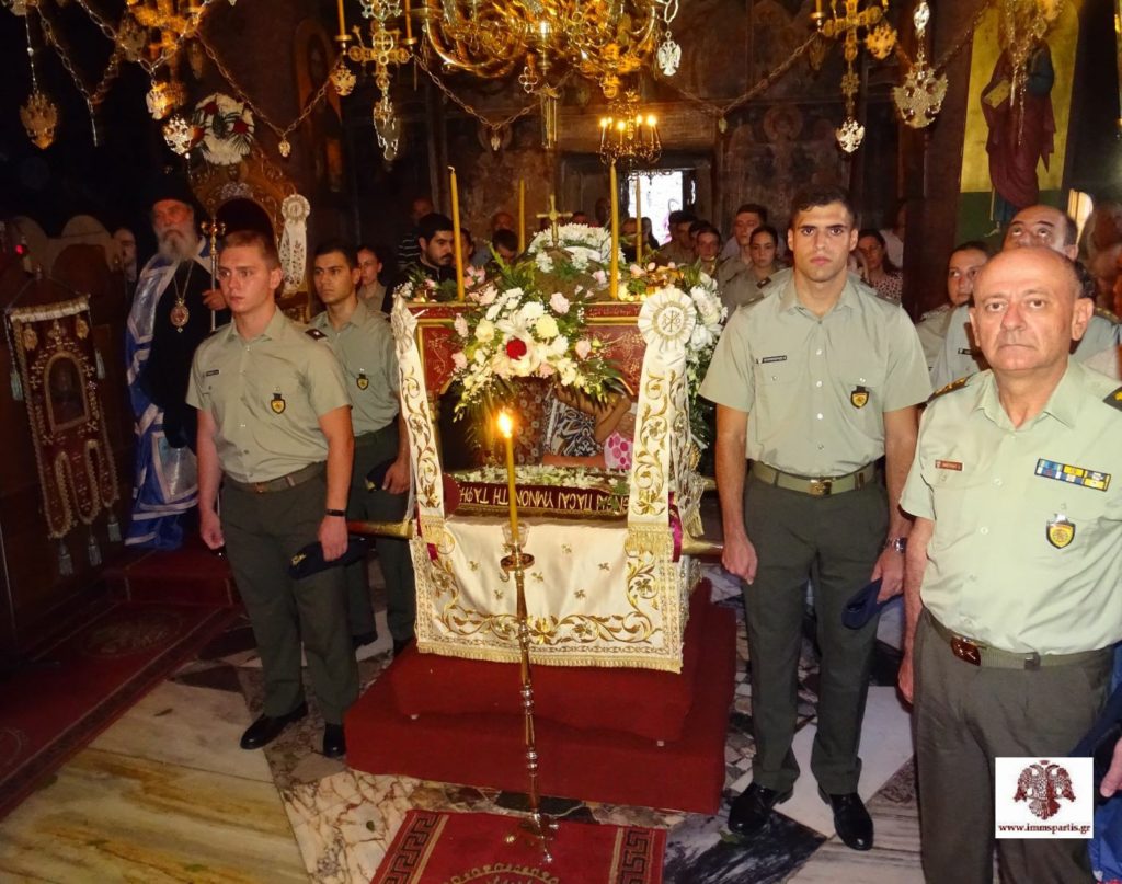 Παρουσία αρκετών Ανθυπολοχαγών του ΚΕΕΜ ο πανηγυρικός Αρχιερατικός Εσπερινός στη Μονή Ζερμπίτσης
