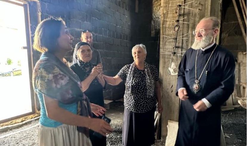 ივერიის ყოვლადწმინდა ღვთისმშობლის ხატის სახელობის მშენებარე მონასტრის მონახულება.