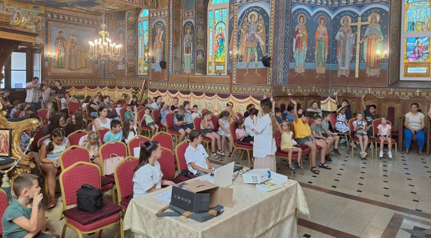 Ρουμανία: Πάνω από 100 παιδιά συμμετείχαν σε μια ενημερωτική δράση για την υιοθέτηση ενός υγιεινού τρόπου ζωής