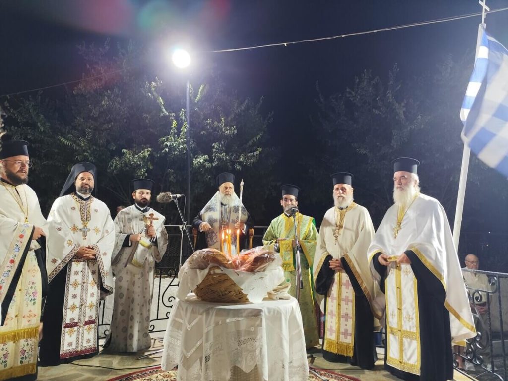 Ο Θεσσαλιώτιδος Τιμόθεος στο Ιερό Προσκύνημα Παναγίας Δεμερλιωτίσσης Φαρσάλων