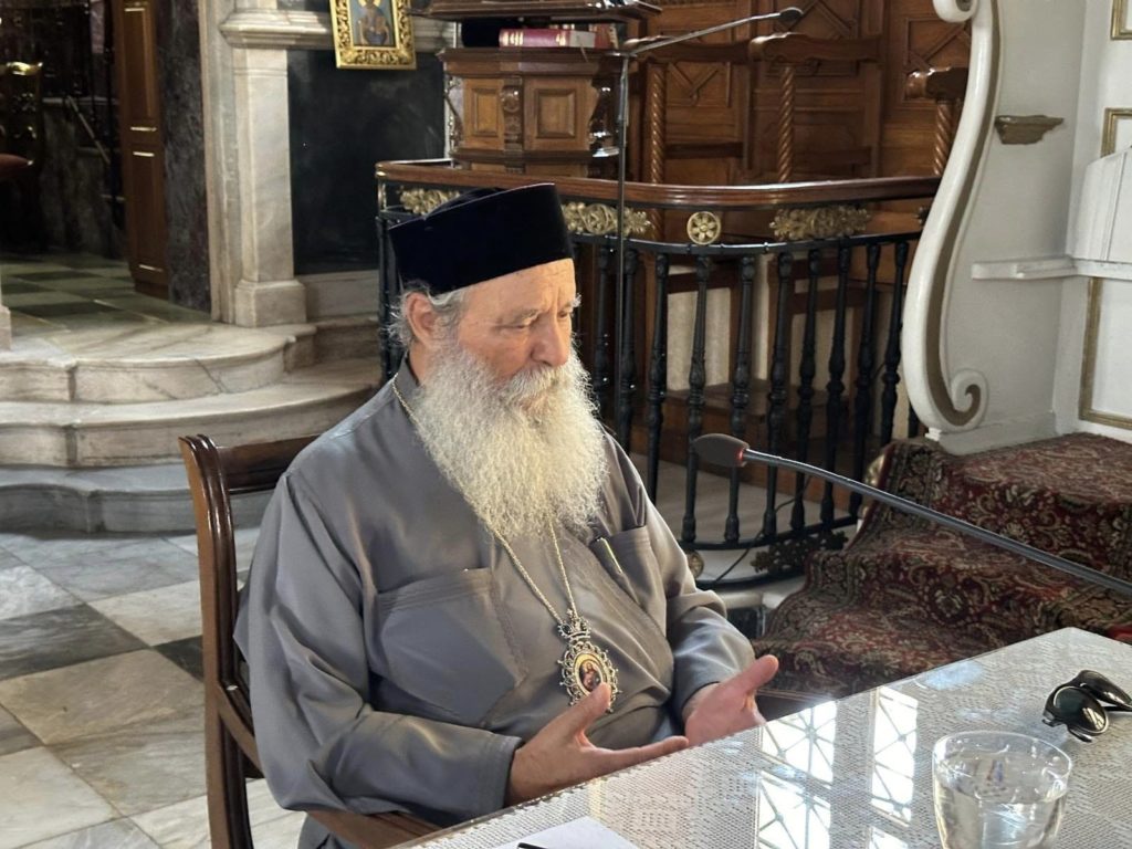 Ιερατική Σύναξη στον Μητροπολιτικό Ναό Τιμίου Προδρόμου Κρανιδίου