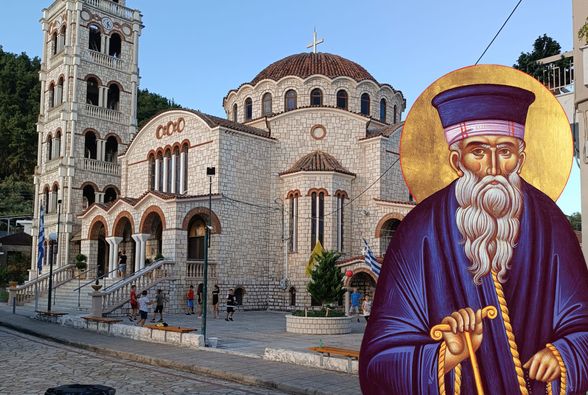 Το Ιερό Λείψανο του Αγίου Κοσμά του Αιτωλού στον Ιερό Ναό Αγίου Δημητρίου Παραβόλας