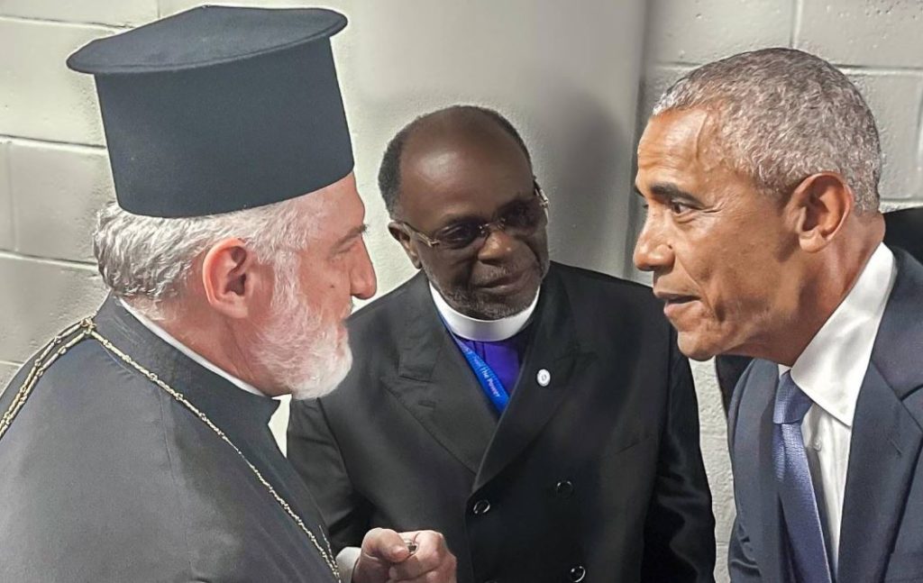 Τετ α τετ Ελπιδοφόρου-Ομπάμα στο Συνέδριο των Δημοκρατικών