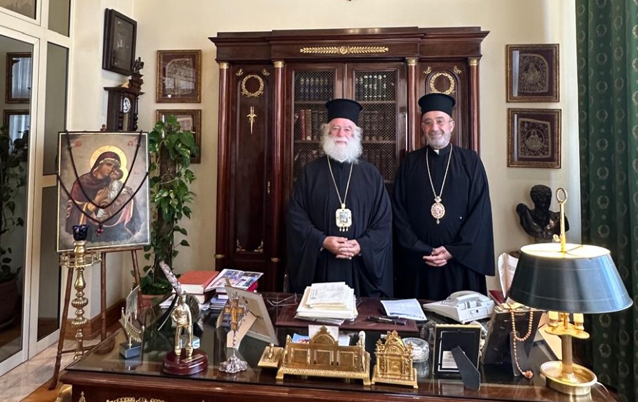 Συνάντηση Πατριάρχη Αλεξανδρείας με τον Επίσκοπο Θεοδοσιουπόλεως