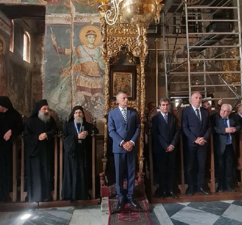 Άγιον Όρος: Η τελετή εγκαθίδρυσης του νέου Πολιτικού Διοικητή, Αλκιβιάδη Στεφανή