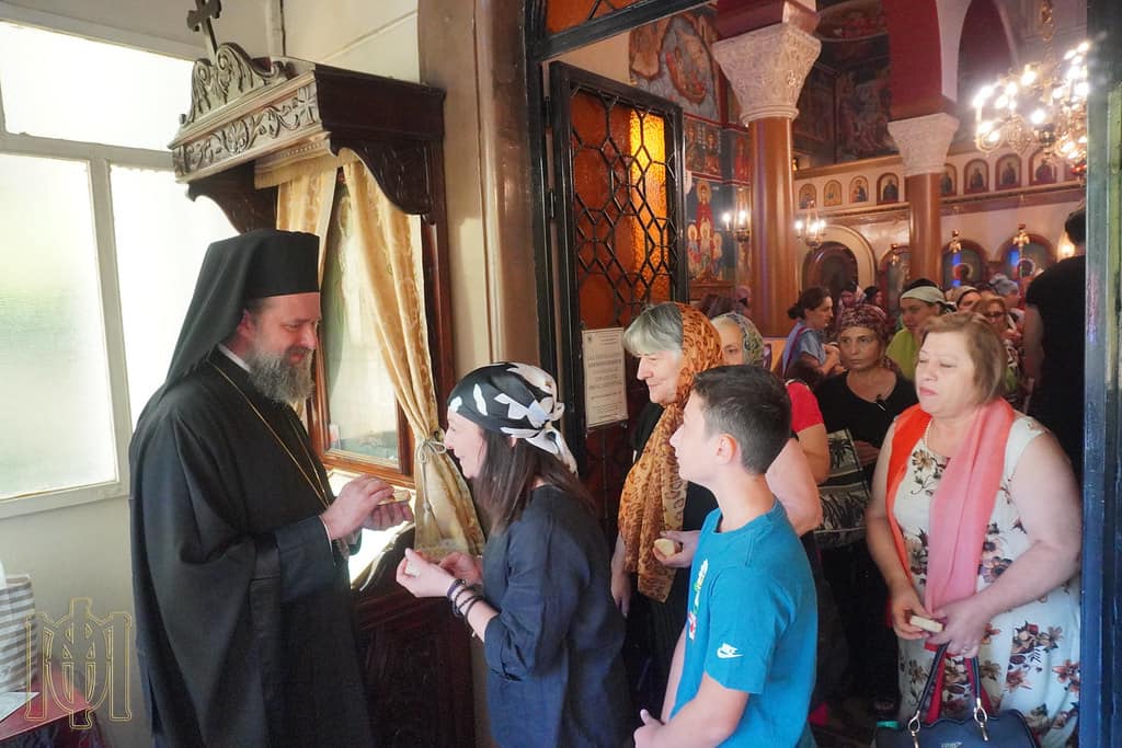 Ο Θεσσαλονίκης Φιλόθεος στη Γεωργιανή Κοινότητα για την εορτή της Κοιμήσεως της Θεοτόκου