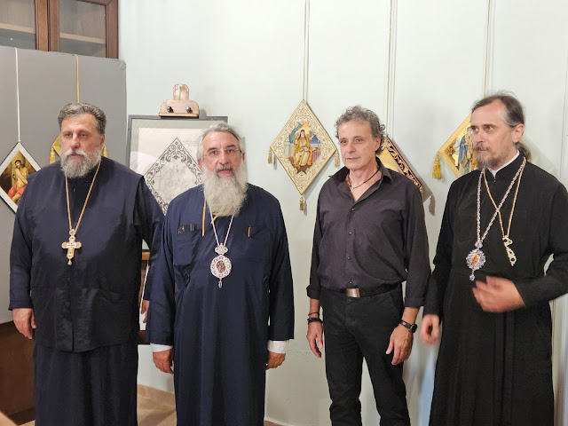 Ο Κρήτης Ευγένιος και ο Τερνοπόλεως Νέστωρ στην εικαστική Έκθεση Νίκου Μπιάζη