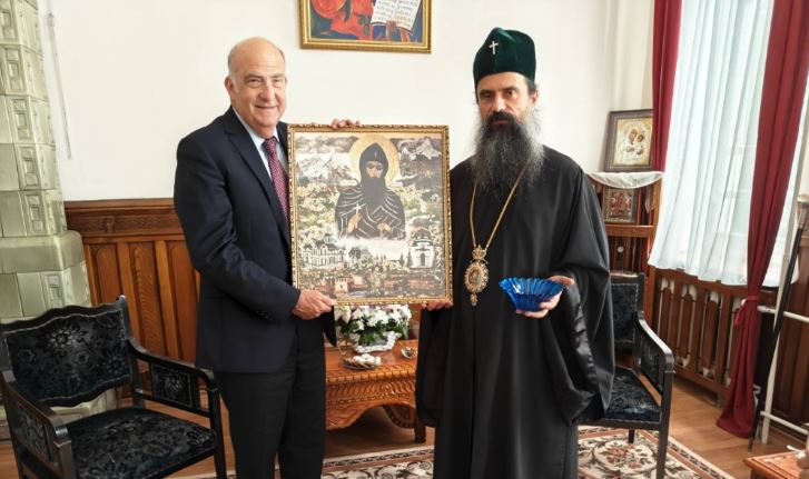 Българският патриарх Даниил се срещна с посланика на САЩ у нас г-н Кенет Мертен