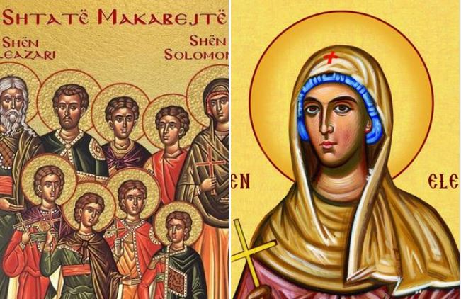 Dalja e Kryqit. 7 Makabejtë, Solomona dhe Eleazari. Oshënare dëshmore Elesa