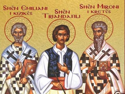 Omologjet Emiliani i Kizikës. Mironi i Kretës. Dëshmor i ri Triandafili