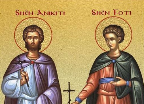 Dëshmorët Foti dhe Anikiti. Oshënarët Palamoni e Kastori. Dëshmor Kapitoni etj. Oshënar Egloni