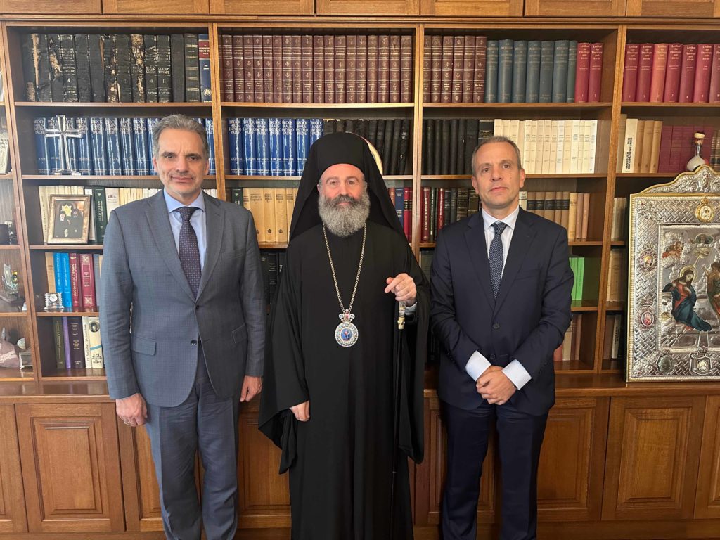 The Ambassador of Greece to Australia visits Archbishop Makarios of Australia