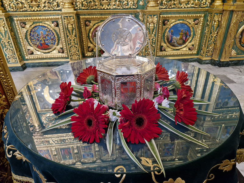 The the venerable commemoration of the beheading of Saint John the Baptist