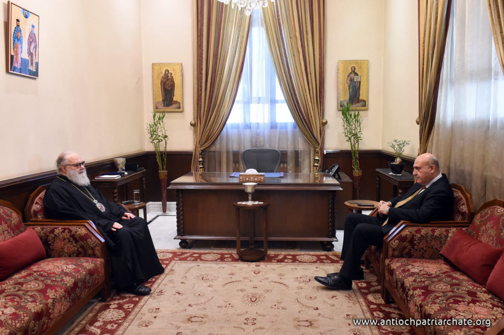 Ο Πατριάρχης Αντιοχείας υποδέχθηκε τους Πρέσβεις της Συρίας στην Αργεντινή και στην Κούβα