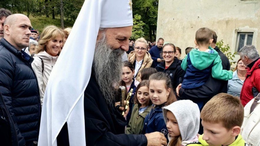 Други дан посете Патријарха Порфирија Епархији бихаћко-петровачкој (ФОТО)