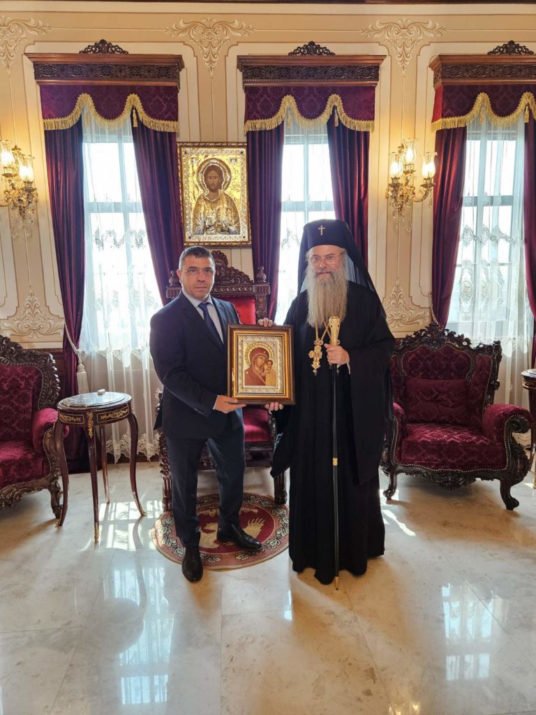 Посещение на министъра на вътрешните работи г-н Атанас Илков в Пловдивска митрополия