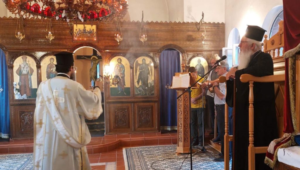 Μνήμη Ανακομιδής Ιερών Λειψάνων Αγίου Νεκταρίου στη Μητρόπολη Θηβών