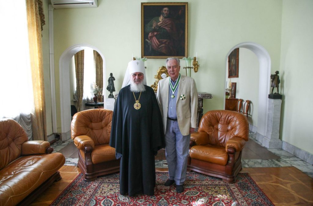 Митрополит Климент провел рабочую встречу с и.о. ректора Московской государственной консерватории Соколовым А.С.