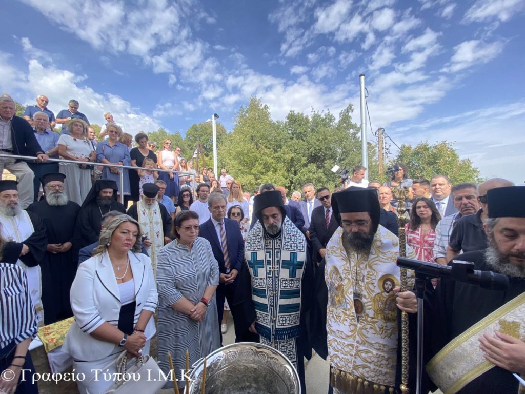 Θυρανοίξια της Ι.Μ. Ταξιαρχών Τσούκας και παράδοση του έργου, παρουσία της Υπουργού Πολιτισμού Λίνας Μενδώνη