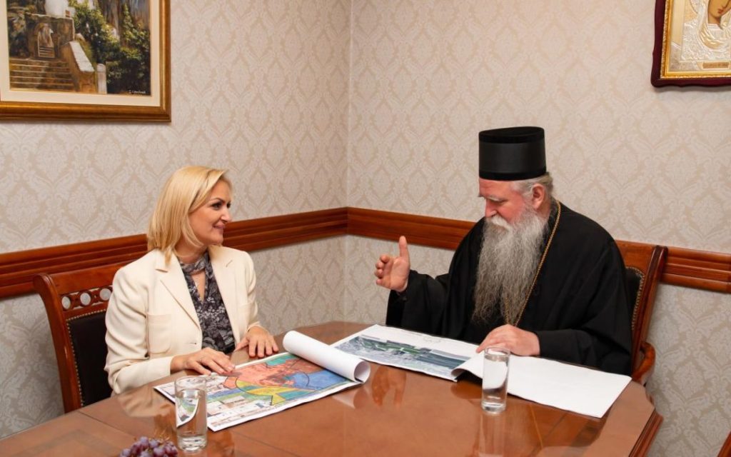 Сусрет Митрополита Јоаникија и предсједнице Скупштине Главног града др Боровинић Бојовић