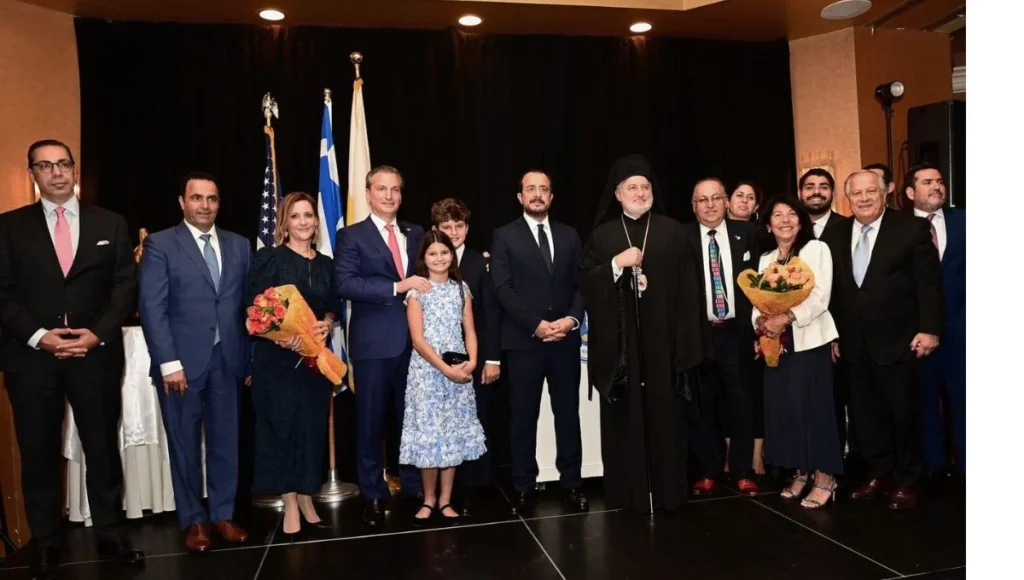 Annual Federation of Cypriot American Annual Testimonial Dinner Honoring George Logothetis and Savas Tsivicos