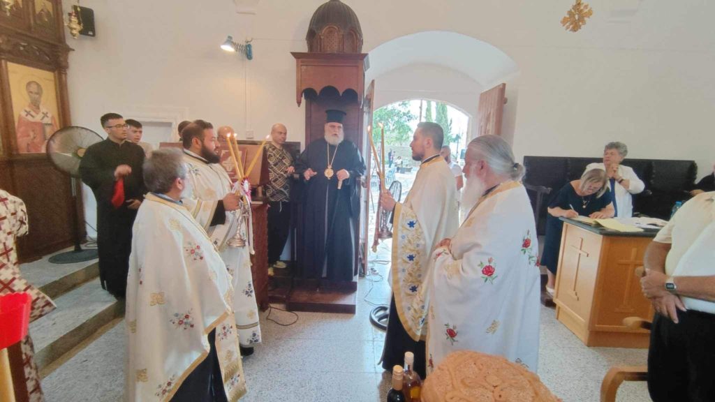 Η εορτή του Αγίου Μάμαντος στο Επισκοπειό Μητροπόλεως Ταμασού