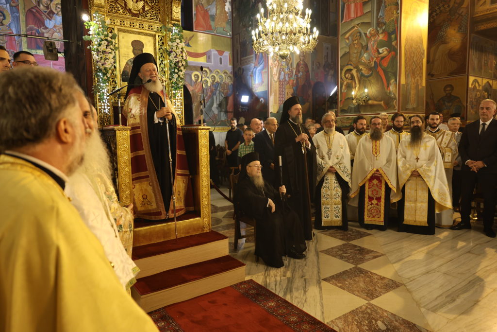 Πανηγυρικός Εσπερινός Οσίου Φιλοθέου και ονομαστήρια Μητροπολίτη Θεσσαλονίκης (ΦΩΤΟ – ΗΧΗΤΙΚΟ)