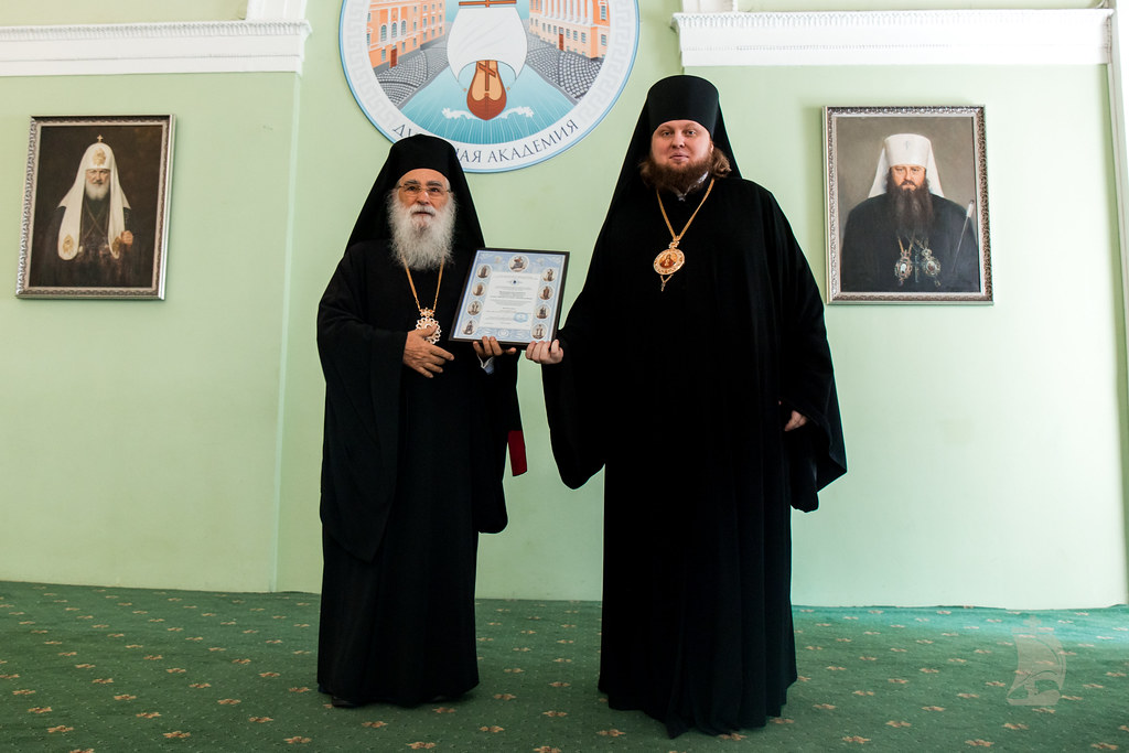 Митрополиту Вострскому Тимофею вручен диплом Почётного члена Санкт-Петербургской духовной академии