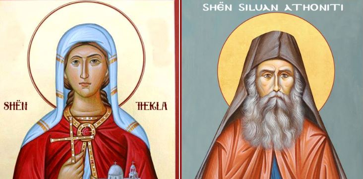 Thekla, dëshmorja e parë. Oshënar Siluan Athoniti. Shën Persida. Oshënar Kopri