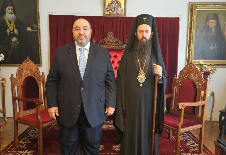 Посещение на посланика на Р Гърция в Сливенска митрополия