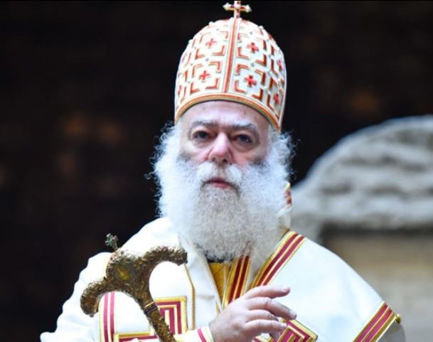 البابا ثيودروس الثاني يُقيم ذكرى نياحة مثلث الرحمات البابا بتروس السابع.