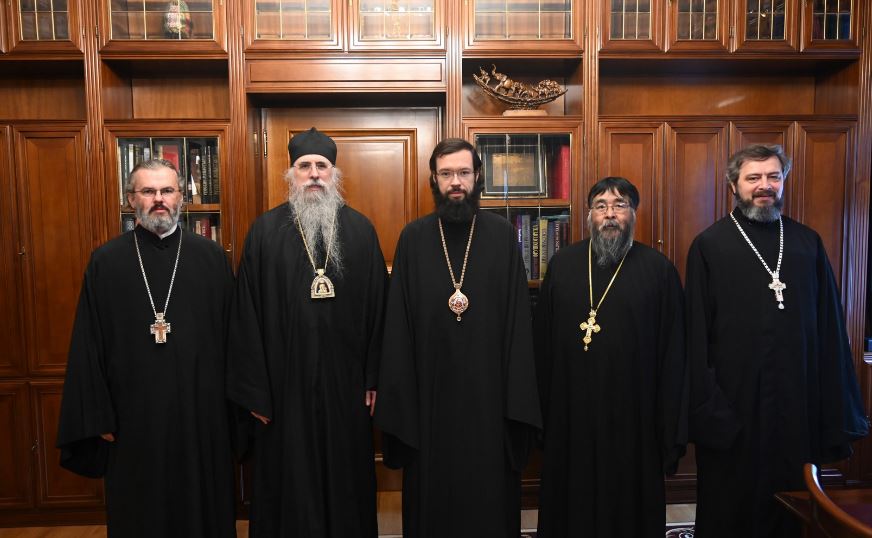 Митрополит Волоколамский Антоний встретился с делегацией Православной Церкви в Америке