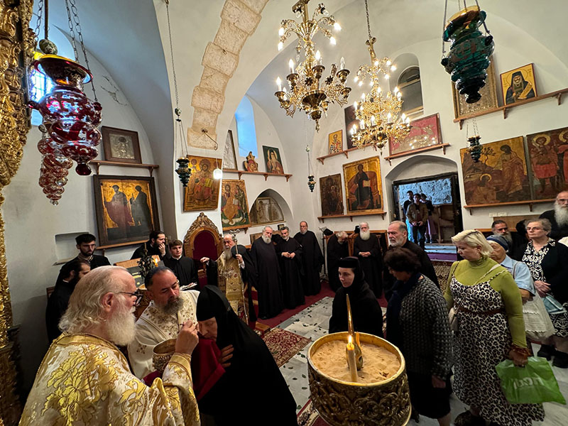 The feast of the  Holy First Martyr Thecla at the Patriarchate