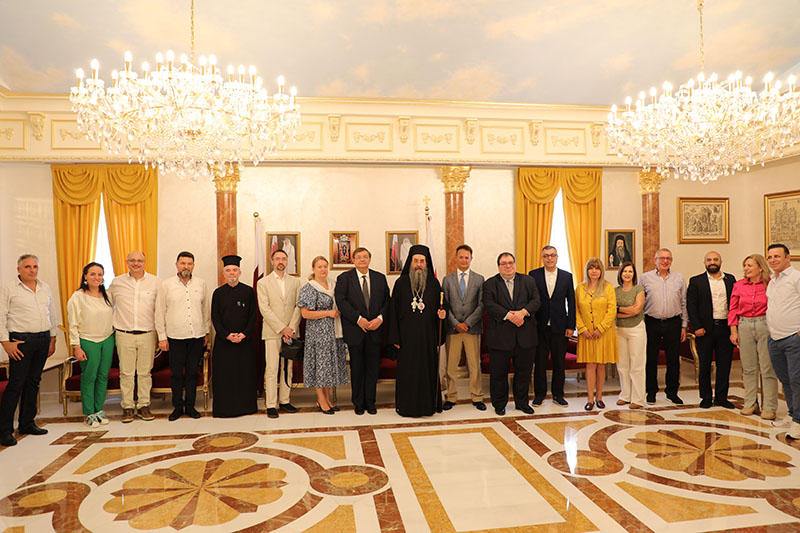 The feast of Saint Isaac the Syriac in Doha