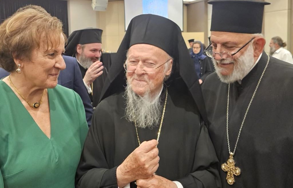 Address by Presbytera Patricia Scoutas to Ecumenical Patriarch Bartholomew